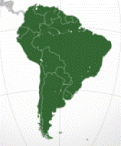 Map of South America